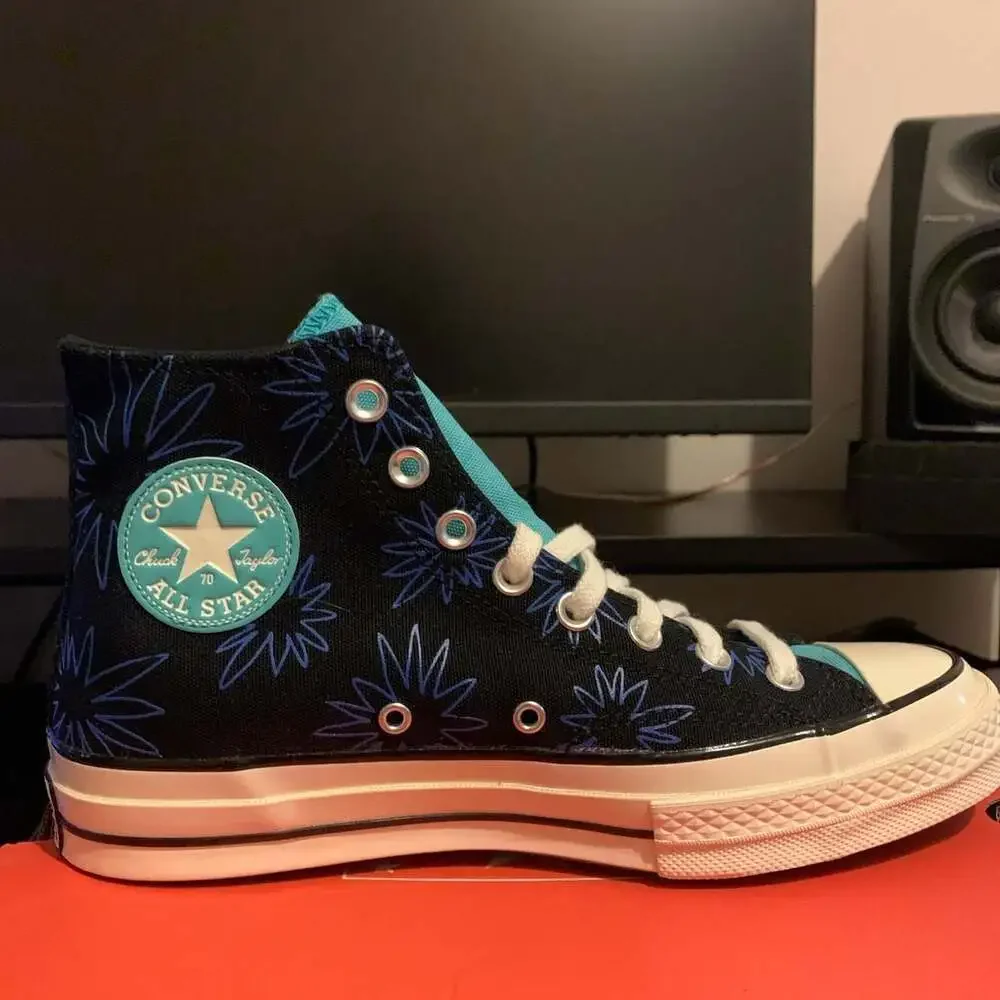 Converse Chuck Taylor 70 Unity Flower High Top Sneakers - Picture 6 of 6